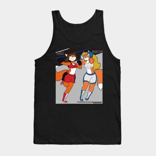 Foxy Boxing- AK Girl v Wondervixen (Art by HM Studios) Tank Top by Reynard City